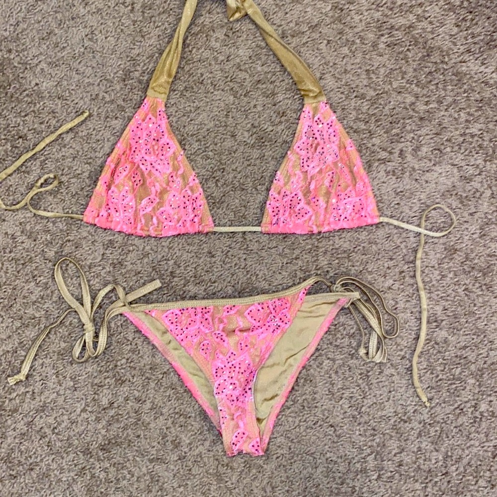 Le Doux XS sparkle bikini